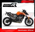 exhaust muffler DOMINATOR HP8 BLACK fits to KTM 890 Duke 2020  2023 4