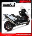 kompletny układ wydechowy z tłumikiem DOMINATOR Full System Okrągły pasujący do motocykla Yamaha XP 530 T-MAX 2012 - 2016 3