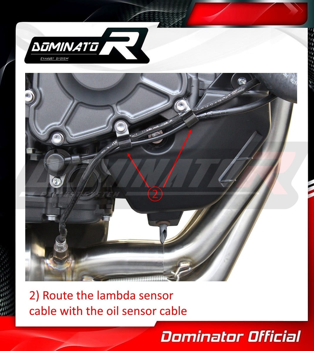 thumbnail image 2 of Dominator Full Exhaust System For Yamaha MT-09 2021-2023 – Stainless Steel With GP Silencer 2 of 6