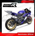 exhaust muffler DOMINATOR GPS BLACK fits to Yamaha YZF R6 2006  2016 3