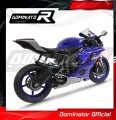 Yamaha YZF R6 2017 - 2022 EXHAUST Muffler Auspuff Sportauspuff Silencer Echappement Silencieux Scarico Scarichi Escape Wydech Tłumik GPS BLACK DOMINATOR EXHAUST SYSTEM 2