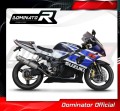 exhaust muffler DOMINATOR Bolton ROUND fits to Suzuki GSXR 1000 K1  K4 2001  2004 4