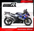 exhaust muffler DOMINATOR Slipon ROUND fits to Suzuki GSXR 1000 K1  K4 2001  2004 4