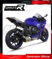 exhaust muffler DOMINATOR GP BLACK fits to Yamaha YZF R1 1000 RN65 2020  2022 3