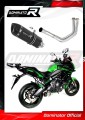 kompletny układ wydechowy z tłumikiem DOMINATOR Full System HP1 CZARNY pasujący do motocykla Kawasaki VERSYS 650 2015 - 2020