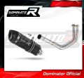 kompletny układ wydechowy z tłumikiem DOMINATOR Full System HP1 CZARNY pasujący do motocykla Kawasaki VERSYS 650 2015 - 2020 2