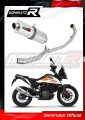 kompletny układ wydechowy z tłumikiem DOMINATOR Full System Owalny pasujący do motocykla KTM 390 Adventure 2020 - 2023 2