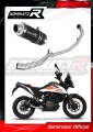 KTM 390 Adventure 2020 - 2021 EXHAUST Full System Muffler Auspuff Sportauspuff Silencer Echappement Silencieux Scarico Scarichi Escape Collector Manifold Wydech Tłumik GP BLACK DOMINATOR