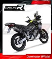 exhaust muffler DOMINATOR P7 BLACK fits to Aprilia Tuareg 660 2021  2023 3