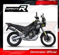 complete exhaust system with muffler DOMINATOR Full System HP3 BLACK fits to Aprilia Tuareg 660 2021  2023 2