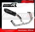 Aprilia Tuareg 660 2021 - 2022 EXHAUST Collector Manifold Full System Muffler Auspuff Sportauspuff Silencer Echappement Silencieux Scarico Scarichi Escape Wydech Tłumik HP3 BLACK Dominator Exhaust System 1