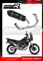 Aprilia Tuareg 660 2021 - 2022 EXHAUST Collector Manifold Full System Muffler Auspuff Sportauspuff Silencer Echappement Silencieux Scarico Scarichi Escape Wydech Tłumik HP7 BLACK Dominator Exhaust System