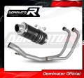 kompletny układ wydechowy z tłumikiem DOMINATOR Full System GP1 CZARNY pasujący do motocykla Suzuki GS 500F 2004 - 2014 2