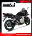 exhaust muffler DOMINATOR GP1 BLACK fits to Suzuki GSF 650 BANDIT N / S 2007  2016 3