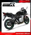 SUZUKI GSF 650 BANDIT 2007 - 2016 EXHAUST Silencer Muffler Auspuff Sportauspuff Silencer Echappement Silencieux Scarico Scarichi  Marmitta Escape Wydech Tłumik HP1 BLACK DOMINATOR EXHAUST SYSTEM 2