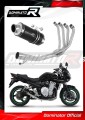 Suzuki GSF 650 N / S BANDIT 2007 - 2016 EXHAUST Collector Manifold Full System Muffler Auspuff Sportauspuff Silencer Echappement Silencieux Scarico Scarichi Escape Wydech Tłumik GP1 BLACK Dominator Exhaust System