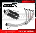 kompletny układ wydechowy z tłumikiem DOMINATOR Full System GP1 CZARNY pasujący do motocykla Suzuki GSF 650 BANDIT N / S 2007 - 2016 2