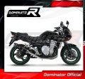 complete exhaust system with muffler DOMINATOR Full System HP1 BLACK fits to Suzuki GSF 650 BANDIT N / S 2007  2016 4