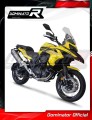 kompletny układ wydechowy z tłumikiem DOMINATOR Full System Tytanowy HP7 pasujący do motocykla Benelli TRK 502 X 2022 - 2023 3
