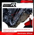 Yamaha Tracer 9 / GT 2021 - 2022 EXHAUST Collector Manifold Full System Muffler Auspuff Sportauspuff Silencer Echappement Silencieux Scarico Scarichi Escape Wydech Tłumik HP6 BLACK Dominator Exhaust System 12