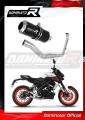 kompletny układ wydechowy z tłumikiem DOMINATOR Full System GP CZARNY pasujący do motocykla Yamaha MT 125 2021 - 2024