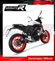 complete exhaust system with muffler DOMINATOR Full System GP BLACK fits to Yamaha MT 125 2021  2024 3