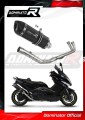 Yamaha T-MAX 500 Full  Exhaust System  Muffler Auspuff Sportauspuff Silencer Echappement Silencieux Scarico Scarichi Escape Collector Manifold Wydech Tłumik HP1 BLACK DOMINATOR
