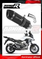 exhaust muffler DOMINATOR HP1 BLACK fits to Honda VFR 800 X Crossrunner 2015  2021 5