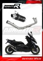complete exhaust system with muffler DOMINATOR Full System GP1 BLACK fits to Yamaha TMAX 500 2008  2011 3