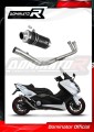 Yamaha XP 530 T-MAX 2012 -2016 Full Exhaust System  Muffler Auspuff Sportauspuff Silencer Echappement Silencieux Scarico Scarichi Escape Collector Manifold Wydech Tłumik GP1 BLACK  DOMINATOR