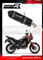 Honda CRF 1000L Africa Twin 2015 -2017  motorcycle Exhaust Muffler Auspuff Sportauspuff Silencer Echappement Silencieux Scarico Scarichi Escape Wydech Tłumik HP7 BLACK  Dominator