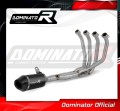 kompletny układ wydechowy z tłumikiem DOMINATOR Full System HP3 CZARNY pasujący do motocykla Kawasaki Z 900 2020 - 2024 2