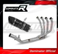 kompletny układ wydechowy z tłumikiem DOMINATOR Full System HP6 CZARNY pasujący do motocykla Kawasaki Z 900 2020 - 2024 2