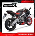 complete exhaust system with muffler DOMINATOR Full System HP8 BLACK fits to Aprilia RS 660 2020  2024 3