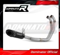complete exhaust system with muffler DOMINATOR Full System HP8 BLACK fits to Aprilia Tuono 660 2021  2024