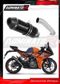 KTM RC 390 2022 - 2023 motorcycle Exhaust Muffler Auspuff Sportauspuff Silencer Echappement Silencieux Scarico Scarichi Escape Wydech Tłumik HP3 BLACK Dominator Exhaust System