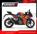 KTM RC 390 2022 - 2023 motorcycle Exhaust Muffler Auspuff Sportauspuff Silencer Echappement Silencieux Scarico Scarichi Escape Wydech Tłumik HP3 BLACK Dominator Exhaust System 3