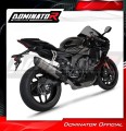 complete exhaust system with muffler DOMINATOR Full System Race HP6 titanium fits to YZF R1 1000 RN49 2017  2019 5