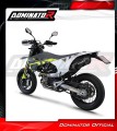 exhaust muffler DOMINATOR HP1 BLACK fits to Husqvarna 701 SM Supermoto 2021  2023 3