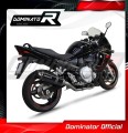 kompletny układ wydechowy z tłumikiem DOMINATOR Full System HP1 CZARNY pasujący do motocykla Suzuki GSXF 650 2007 - 2016 3