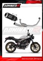 complete exhaust system with muffler DOMINATOR Full System GP BLACK fits to Honda VTR 250 2009  2015