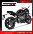 Honda CBR 650 R 2019 - 2023 Motorcycle Dominator Exhaust Full system Collector Manifold Muffler échappement Marmitta Escape GP BLACK 2