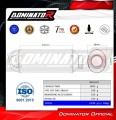exhaust muffler DOMINATOR MX2 BLACK fits to Honda CRF 300L / Rally 2021  2023 5