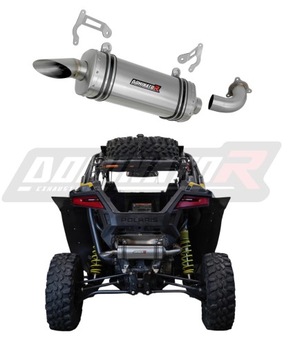 Polaris RZR PRO XP 1000 2020 - 2023 motorcycle Exhaust Muffler Auspuff Sportauspuff Silencer Echappement Silencieux Scarico Scarichi Escape Wydech Tłumik P7 Dominator Exhaust System 5