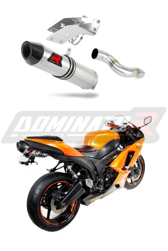 exhaust muffler DOMINATOR HP2 fits to Kawasaki ZX6R 636 2007  2008 4