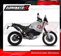 exhaust muffler DOMINATOR Full System MX2 BLACK fits to Ducati DesertX 2022  2023 4