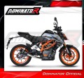complete exhaust system with muffler DOMINATOR Full System GP BLACK fits to KTM 390 Duke 2021  2023 3