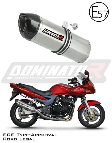 exhaust muffler DOMINATOR homologated road legal HP1 fits to Kawasaki ZR7 / ZR7S 1999  2004 5