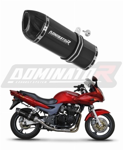 Kawasaki ZR7 1999 - 2004 Motorcycle Muffler Auspuff Sportauspuff Silencer Echappement Silencieux Scarico Scarichi Escape Wydech Tłumik HP1 BLACK Dominator Exhaust System