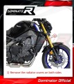 kompletny układ wydechowy z tłumikiem DOMINATOR Full System HP3 CZARNY pasujący do motocykla Yamaha XSR 900 2022 - 2023 4